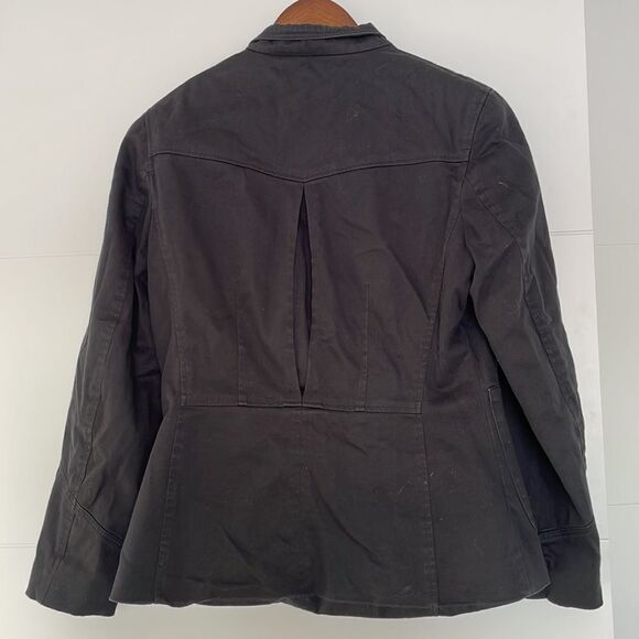 Steilmann Black Fitted Blazer 100% Polyester Size 6 - Picture 10 of 12